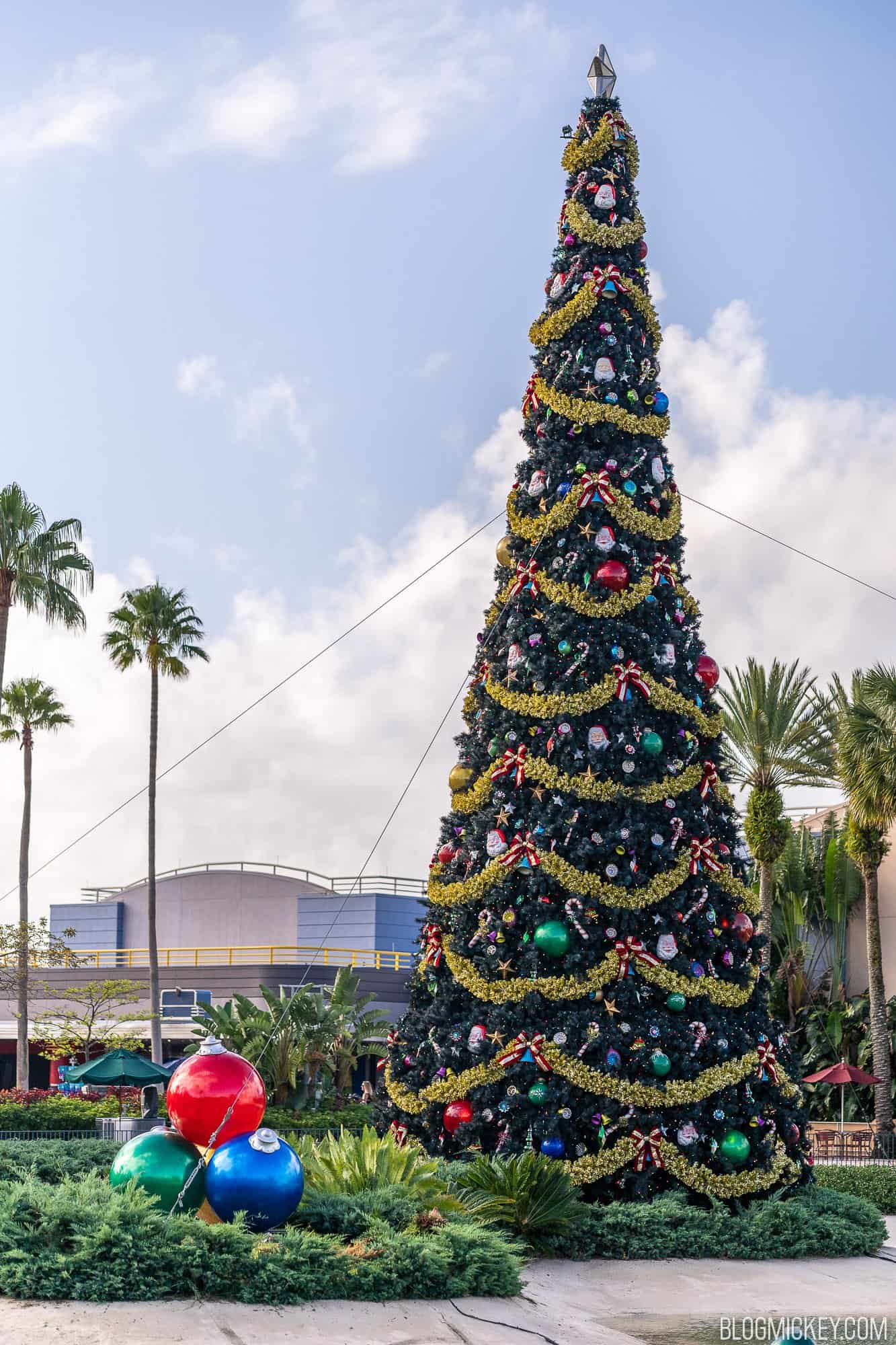 Christmas Tree & More Holiday Decor Installed at Disney's
